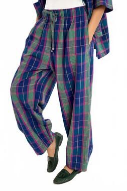 NEW RUJUTA SHETH women's cairo straight leg pants in electric ivy